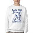 Book Girl Summer Youth Crewneck Sweatshirt