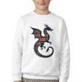 Book Lover Bookworm Reading Books Dragon Youth Crewneck Sweatshirt