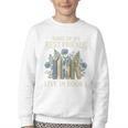 Book Lover Vintage Botanical Friends Premium Tri-Blend Youth Crewneck Sweatshirt