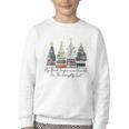 My Book Preference Has Me On The Naughty List Christmas Tree Youth Crewneck Sweatshirt
