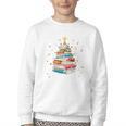 All Booked For Christmas Book Christmas Book Lover Librarian Youth Crewneck Sweatshirt All Booked For Christmas Book Christmas Book Lover Librarian Youth Crewneck Sweatshirt