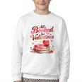 All Booked For Valentines Cute Book Lover Quote Youth Crewneck Sweatshirt All Booked For Valentines Cute Book Lover Quote Youth Crewneck Sweatshirt