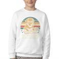 My Weekend Is All Booked Vintage Dog Reading Book Lovers Youth Crewneck Sweatshirt