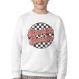 Bookish Baddie Retro Aesthetic Typography Youth Crewneck Sweatshirt