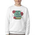 Books Are Better Than People Bookworm Librarian Reader Youth Crewneck Sweatshirt Books Are Better Than People Bookworm Librarian Reader Youth Crewneck Sweatshirt
