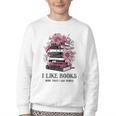 I Like Books More Than I Like People Reader Teacher Bookworm Youth Crewneck Sweatshirt