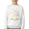 Books Are A Uniquely Portable Magic Reading Bookworm Youth Crewneck Sweatshirt