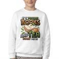 Bookworm If It Involves Books And Tea Lover Reading Premium Tri-Blend Youth Crewneck Sweatshirt