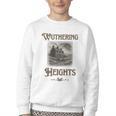 Bronte Novel Wuthering Heights Moorland Gothic Book Cover Youth Crewneck Sweatshirt