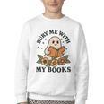Bury Me With My Books Ghost Tee Youth Crewneck Sweatshirt Bury Me With My Books Ghost Tee Youth Crewneck Sweatshirt