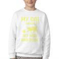 My Cat Guards My Mug And Book Humor Cats Premium Tri-Blend Youth Crewneck Sweatshirt My Cat Guards My Mug And Book Humor Cats Premium Tri-Blend Youth Crewneck Sweatshirt