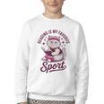 Cat Reading Is My Favorite Sport Retro Book Lover Youth Crewneck Sweatshirt Cat Reading Is My Favorite Sport Retro Book Lover Youth Crewneck Sweatshirt