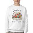 Chapter 11 Years Old 11th Birthday Wildflower Book Lover Youth Crewneck Sweatshirt Chapter 11 Years Old 11th Birthday Wildflower Book Lover Youth Crewneck Sweatshirt