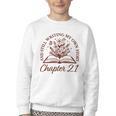 Chapter 21 Book Readers Flower Lovers 21st Birthday Girls Youth Crewneck Sweatshirt Chapter 21 Book Readers Flower Lovers 21st Birthday Girls Youth Crewneck Sweatshirt