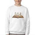 Chapter 21 Years Old 21st Birthday Wildflower Book Lover Premium Tri-Blend Youth Crewneck Sweatshirt