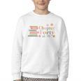 Chapter Forty 40 Years Old 40th Birthday Book Lover Youth Crewneck Sweatshirt Chapter Forty 40 Years Old 40th Birthday Book Lover Youth Crewneck Sweatshirt