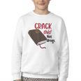Christian Quote Holy Bible Crack This Book Not Drugs Youth Crewneck Sweatshirt