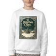 A Christmas Carol Book Cover By Charles Dickens Youth Crewneck Sweatshirt A Christmas Carol Book Cover By Charles Dickens Youth Crewneck Sweatshirt