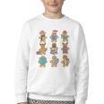 Christmas Library Gingerbread Man Books Lover Bookworm Youth Crewneck Sweatshirt Christmas Library Gingerbread Man Books Lover Bookworm Youth Crewneck Sweatshirt
