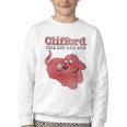 Clifford The Big Red Dog Clifford And Emily Book Cover Youth Crewneck Sweatshirt Clifford The Big Red Dog Clifford And Emily Book Cover Youth Crewneck Sweatshirt