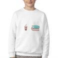 Coffee And Books Youth Crewneck Sweatshirt