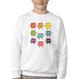 Color Our World Book Lover Reading Bookworm Reader Youth Crewneck Sweatshirt