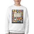 Composition Notebook Costume Teacher Matching Halloween Book Youth Crewneck Sweatshirt Composition Notebook Costume Teacher Matching Halloween Book Youth Crewneck Sweatshirt