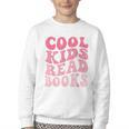 Cool Kids Read Books Library Book Reader Book Nerd Youth Crewneck Sweatshirt