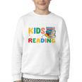 All The-Cool Kids Are Reading Teacher Book Lover Librarian Premium Youth Crewneck Sweatshirt All The-Cool Kids Are Reading Teacher Book Lover Librarian Premium Youth Crewneck Sweatshirt