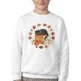 Cute Cat Fall In Love With Reading Book Cat Lover Librarian Youth Crewneck Sweatshirt Cute Cat Fall In Love With Reading Book Cat Lover Librarian Youth Crewneck Sweatshirt