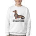 Dachshund Dog Dachshund Decor Books Nerds Dachshund Youth Crewneck Sweatshirt
