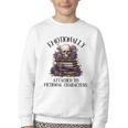 Dark Romance Book Emotionally Attached Fictional Characters Youth Crewneck Sweatshirt