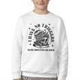 Dark Romance Merch Spicy Book Lover No Triggers Warning Youth Crewneck Sweatshirt