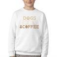 Dogs Books & Coffee Youth Crewneck Sweatshirt