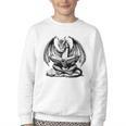 Dragon Reading Book Bookworm Books Dragon Lover Learning Youth Crewneck Sweatshirt Dragon Reading Book Bookworm Books Dragon Lover Learning Youth Crewneck Sweatshirt