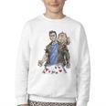 Dungeon Crawler Carl Sketchbook Princess Donut And Carl Book Youth Crewneck Sweatshirt Dungeon Crawler Carl Sketchbook Princess Donut And Carl Book Youth Crewneck Sweatshirt