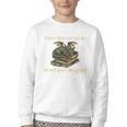 Easily Distracted By Books And Dragons Graphic Premium Youth Crewneck Sweatshirt