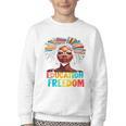 Education Is Freedom Afro Books Youth Crewneck Sweatshirt