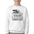 Emotionally Attached To Fictional Characters Banned Books Youth Crewneck Sweatshirt