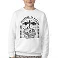 Emotionally Attached To Fictional Dragons Books Lover Youth Crewneck Sweatshirt