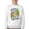 Enemies To Lovers Jaguar Tee Romance Book Plot Device Trope Youth Crewneck Sweatshirt