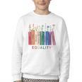 Equality Flower Books Equal Rights Social Justice Feminist Youth Crewneck Sweatshirt Equality Flower Books Equal Rights Social Justice Feminist Youth Crewneck Sweatshirt