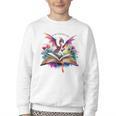 In My Fantasy Era Magic Dragon Book Youth Crewneck Sweatshirt