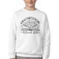 Floral Book a New Chapter Begins Retired Retirement Teacher Youth Crewneck Sweatshirt Floral Book a New Chapter Begins Retired Retirement Teacher Youth Crewneck Sweatshirt