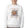 Floral Book Officially Retired 2025 A New Chapter Begins Youth Crewneck Sweatshirt