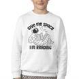 GIVE ME Space I'm Reading Kids Astronaut Book Reader Meme Premium Tri-Blend Youth Crewneck Sweatshirt GIVE ME Space I'm Reading Kids Astronaut Book Reader Meme Premium Tri-Blend Youth Crewneck Sweatshirt