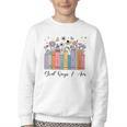 God Says I Am Floral Book Cute Christian Girl Teen Religious Youth Crewneck Sweatshirt God Says I Am Floral Book Cute Christian Girl Teen Religious Youth Crewneck Sweatshirt