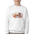 Halloween Book Lover Ghost Witch Books & Pumpkins Youth Crewneck Sweatshirt Halloween Book Lover Ghost Witch Books & Pumpkins Youth Crewneck Sweatshirt