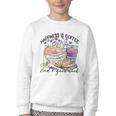 Happiness Is Coffee And a Good Book Women Love Reading Book Youth Crewneck Sweatshirt