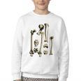 Hip And Leg Bones Book Print Vintage Human Bones Youth Crewneck Sweatshirt Hip And Leg Bones Book Print Vintage Human Bones Youth Crewneck Sweatshirt